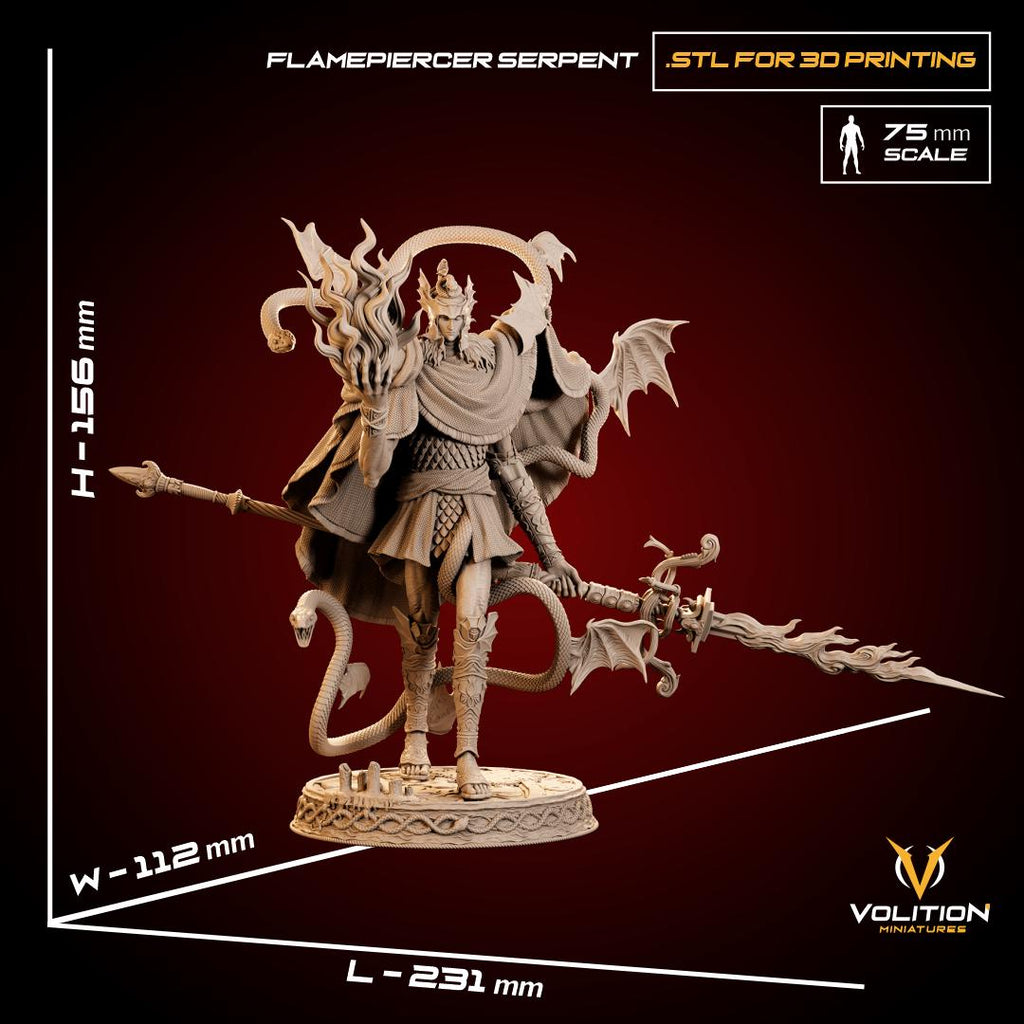 Messmer the Impaler – Phase 1 Figure | Hand-Painted or Unpainted Resin Statue | Elden Ring Collectible | 16K Print | VolitionMiniatures