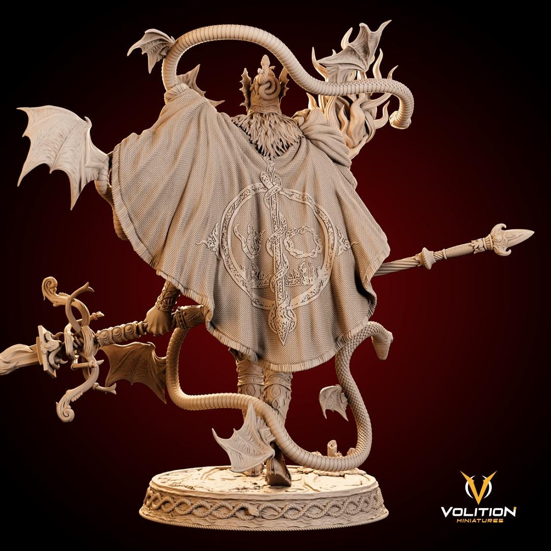 Messmer the Impaler – Phase 1 Figure | Hand-Painted or Unpainted Resin Statue | Elden Ring Collectible | 16K Print | VolitionMiniatures