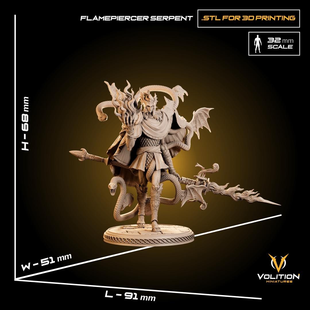 Messmer the Impaler Miniature – Phase 1 | Hand-Painted or Unpainted Resin Statue | Elden Ring Collectible | 16K Print | VolitionMiniatures