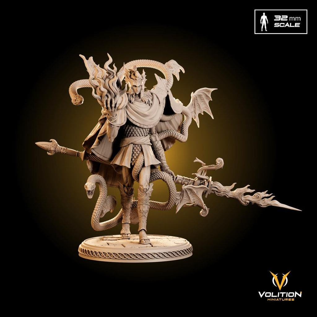 Messmer the Impaler Miniature – Phase 1 | Hand-Painted or Unpainted Resin Statue | Elden Ring Collectible | 16K Print | VolitionMiniatures