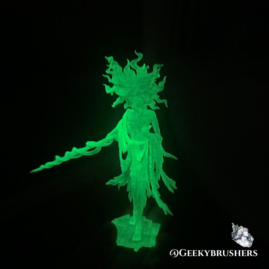 Midra Lord of Frenzied Flame Elden Ring Figure and Glow in the Dark | Shadow of the Erdtree Boss Statue | 3D Printed & Hand Painted