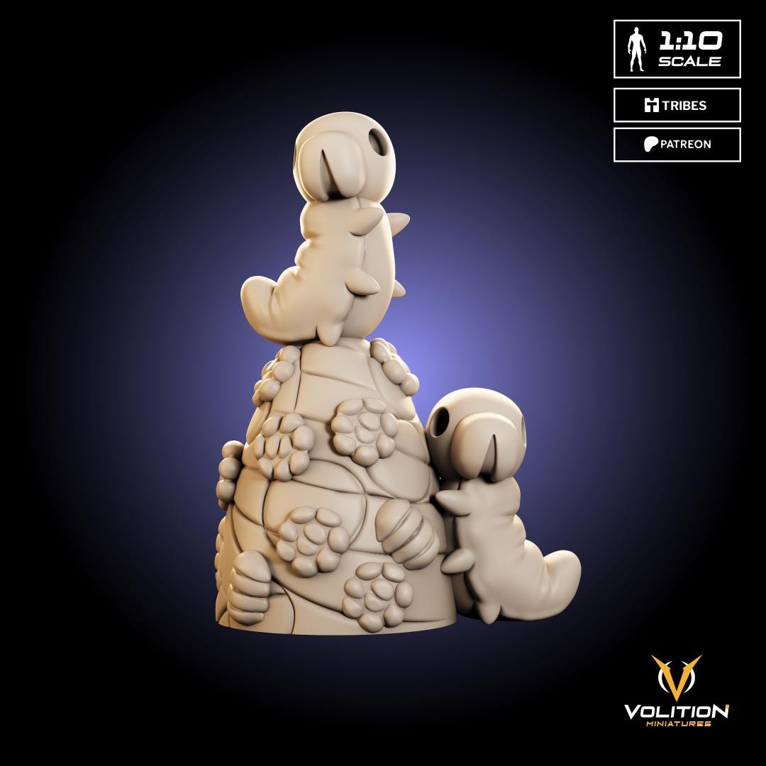 Grubs from Hollow Knight | Hollow Knight Resin 75mm Figure |Highly Detailed| VolitionMiniatures Model | Painted & Unpainted |Diorama