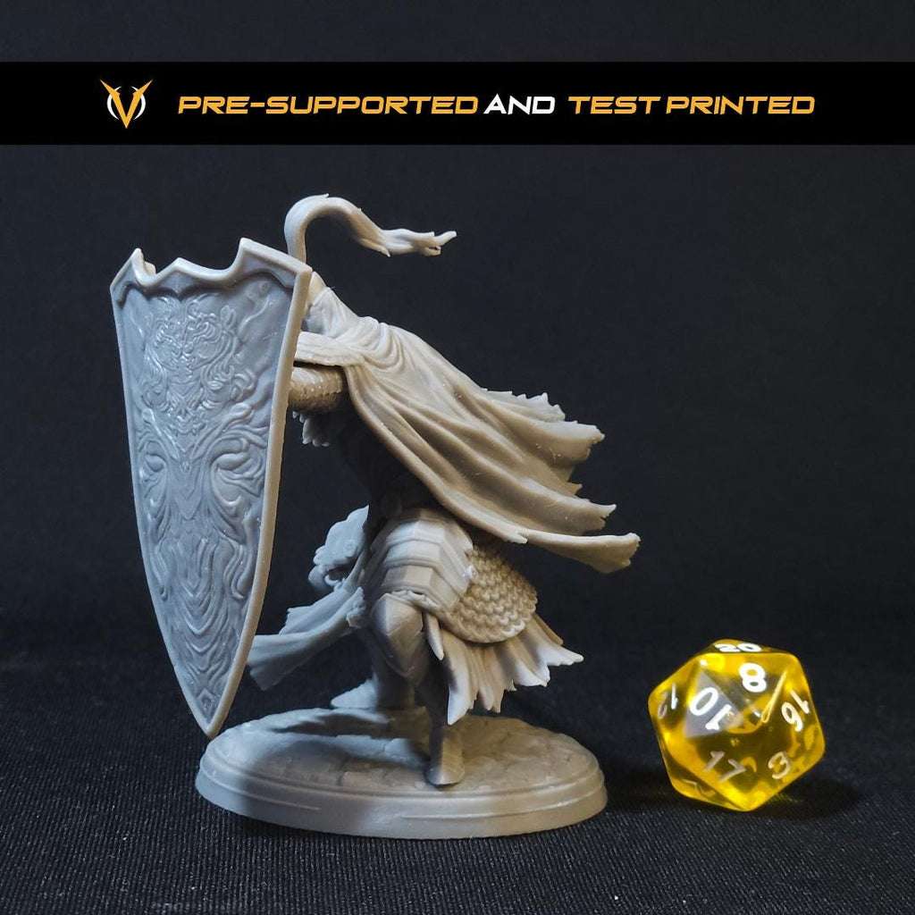 Artorias of the Abyss Miniature & Figure | Dark Souls |Hand-Painted or Unpainted Resin Statue Fan art| 16K Print | VolitionMiniatures