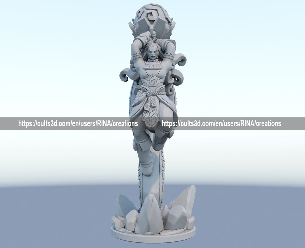 Illaoi 3D Printed Figure