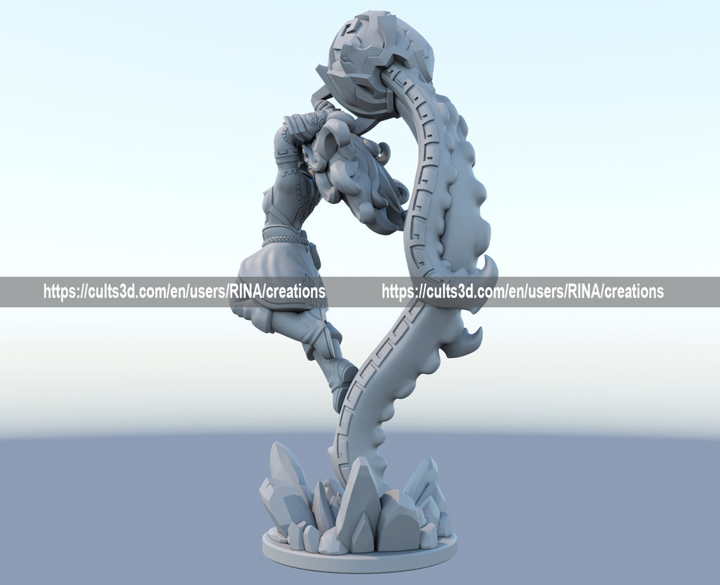 Illaoi 3D Printed Figure