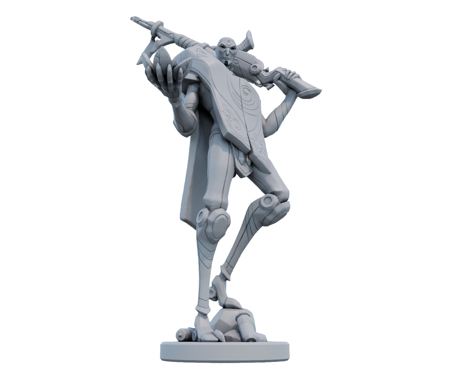 Jhin 3D Printed Figure