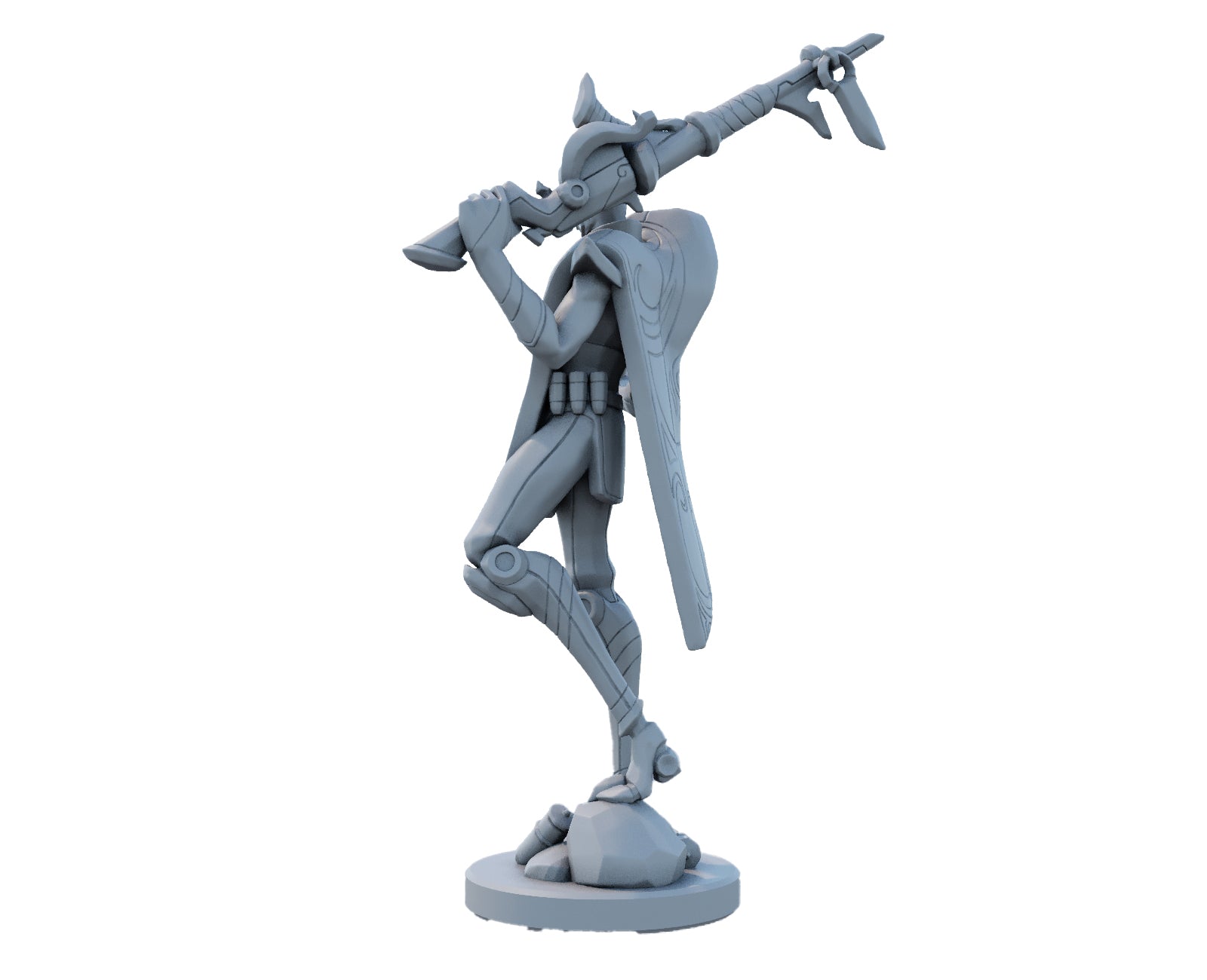 Jhin 3D Printed Figure