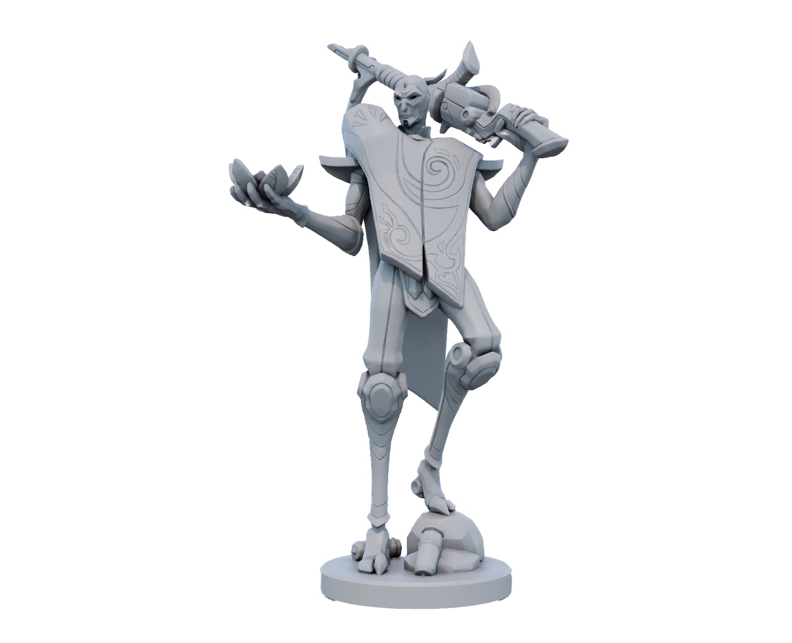 Jhin 3D Printed Figure