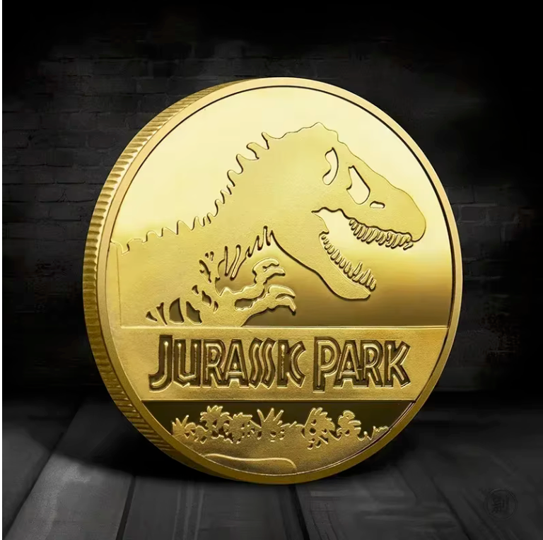 Jurassic Park Gold Coin Replica
