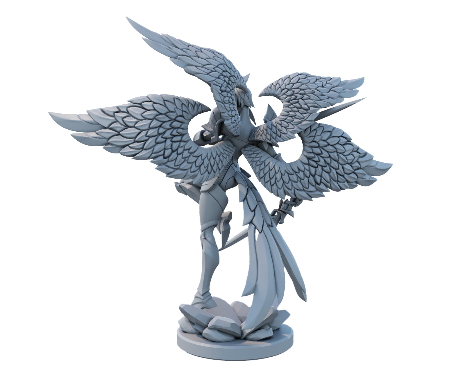 Kayle 3D Printed Figure