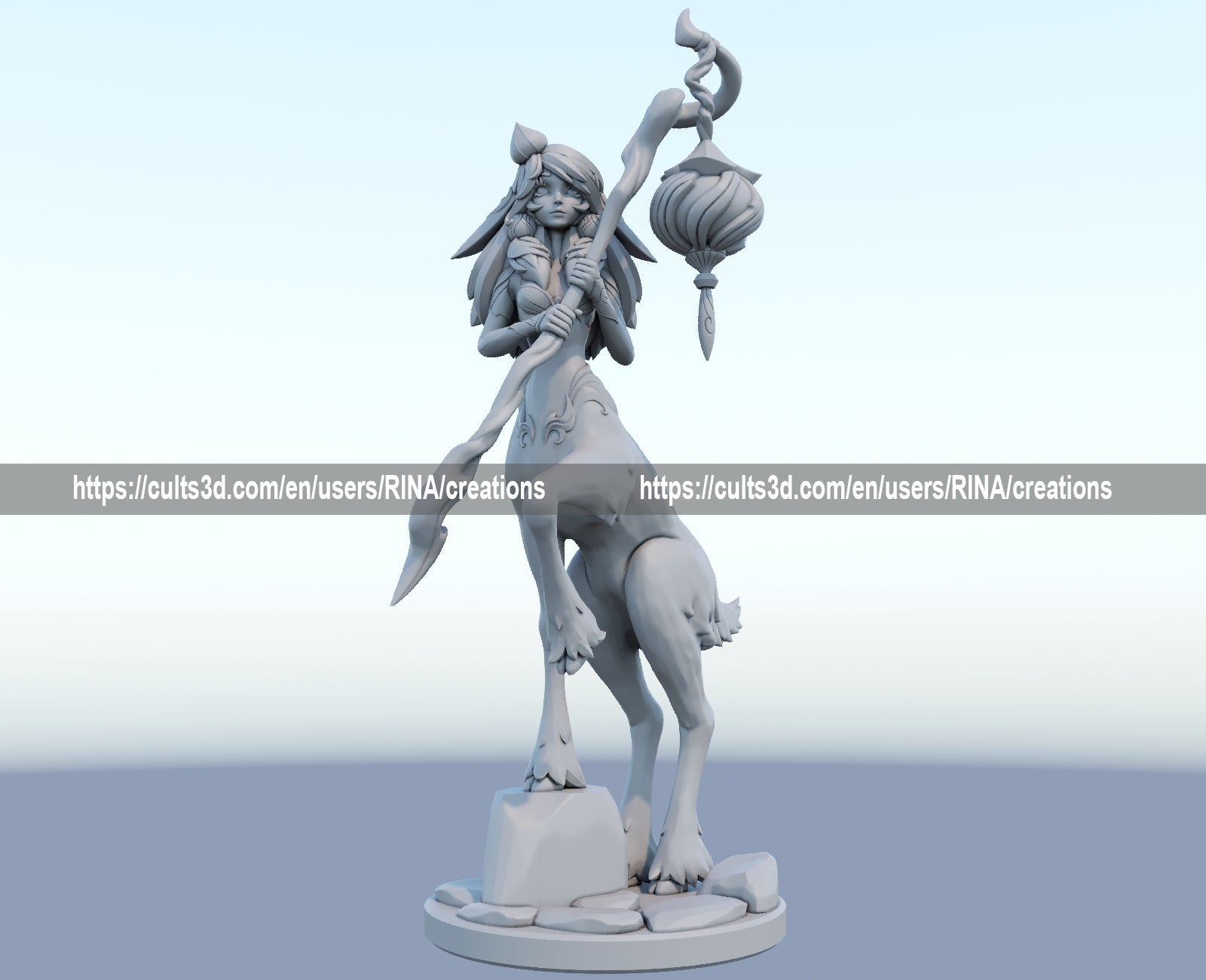 Lillia 3D Printed Figure