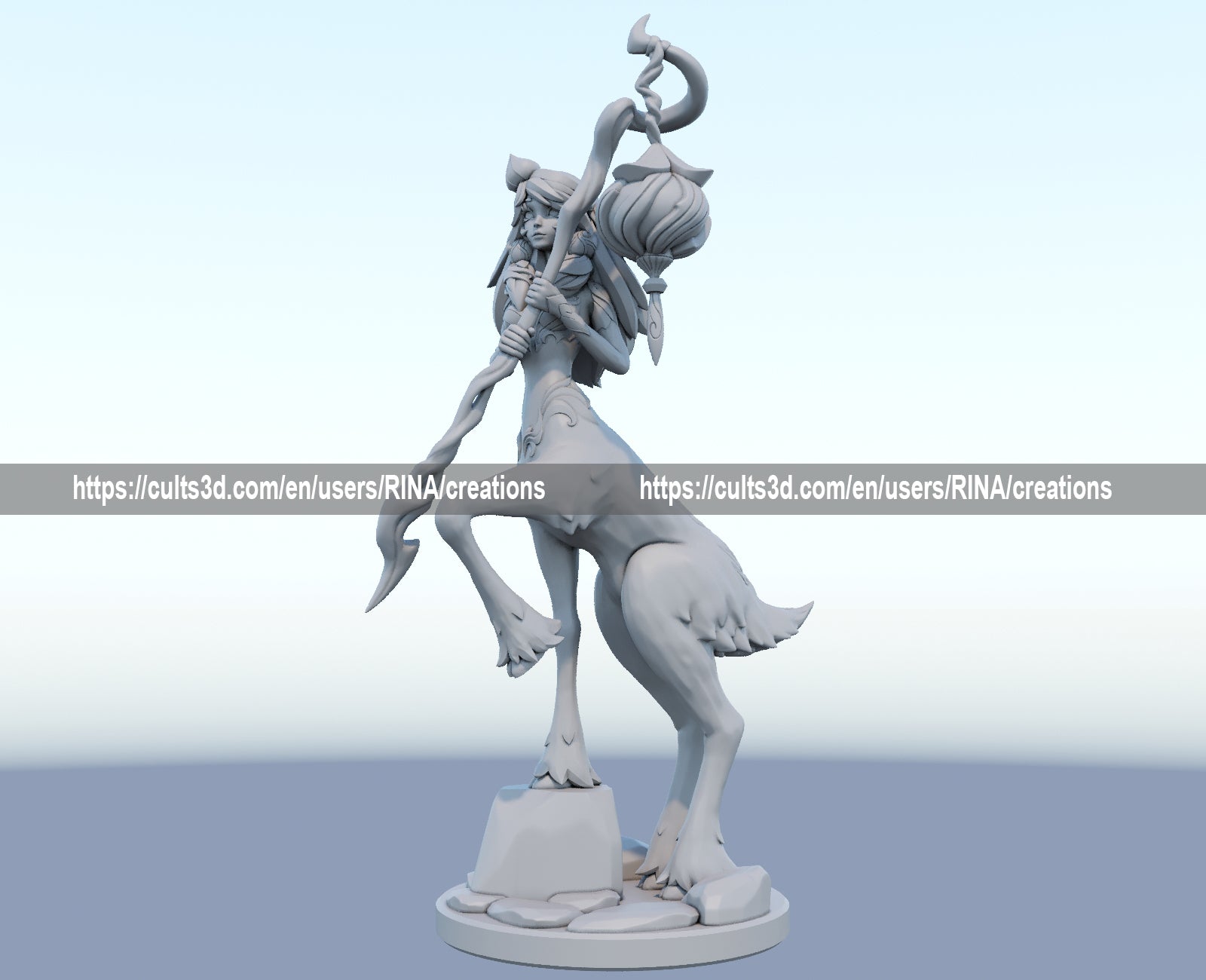 Lillia 3D Printed Figure