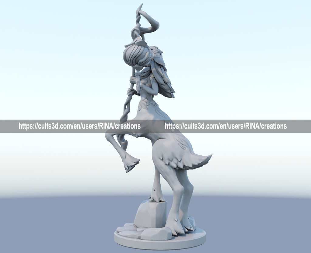 Lillia 3D Printed Figure