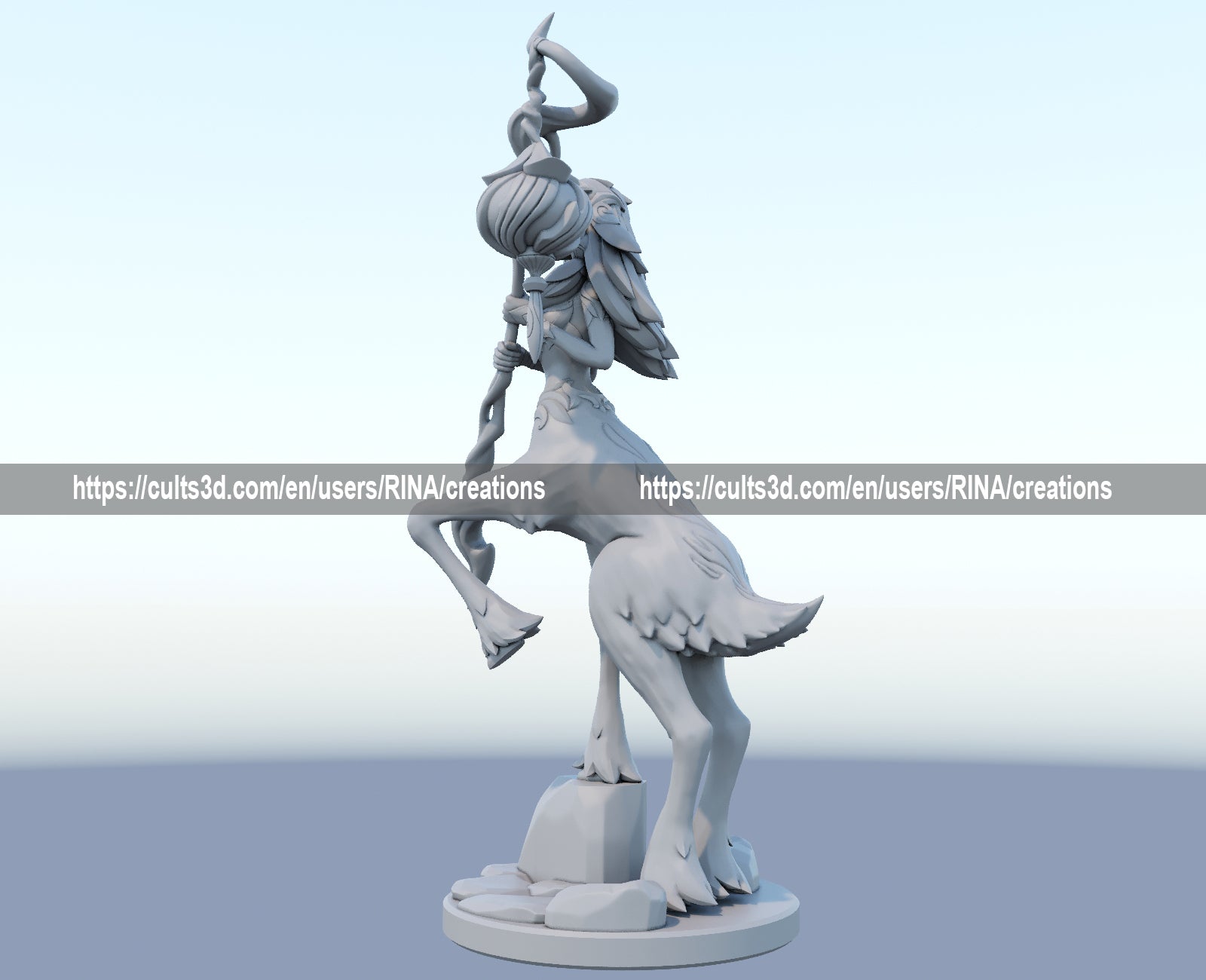 Lillia 3D Printed Figure