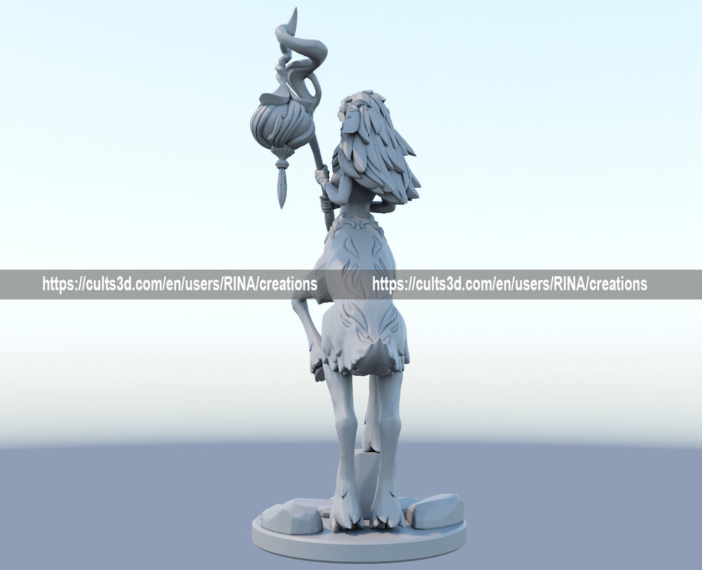 Lillia 3D Printed Figure