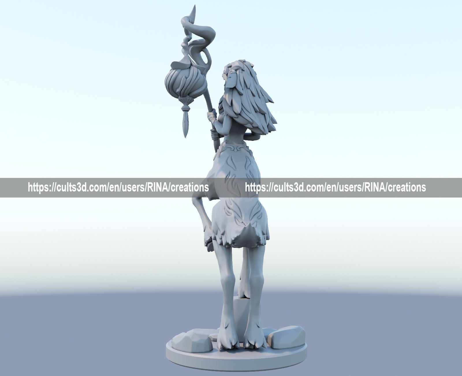 Lillia 3D Printed Figure