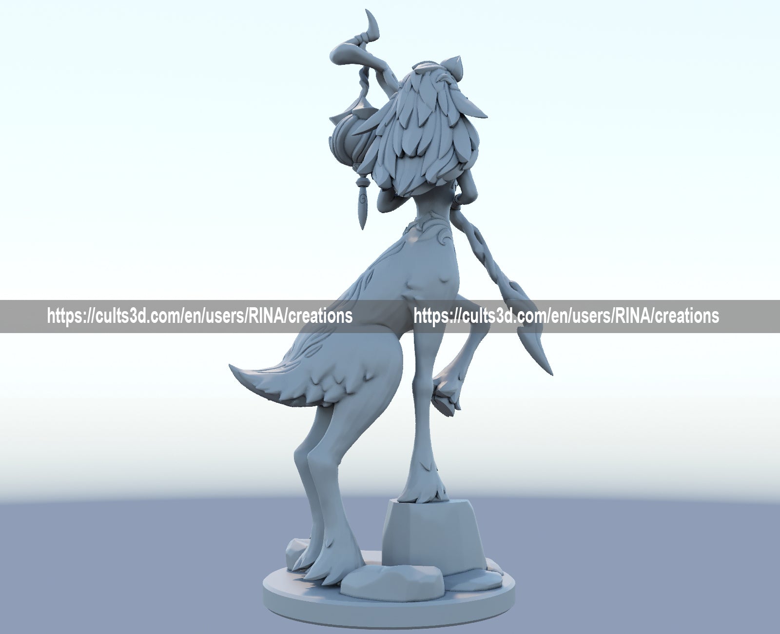 Lillia 3D Printed Figure
