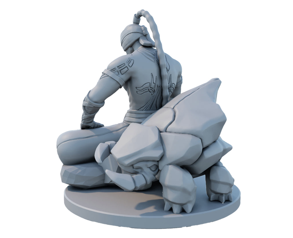 Lee Sin 3D Printed Figure