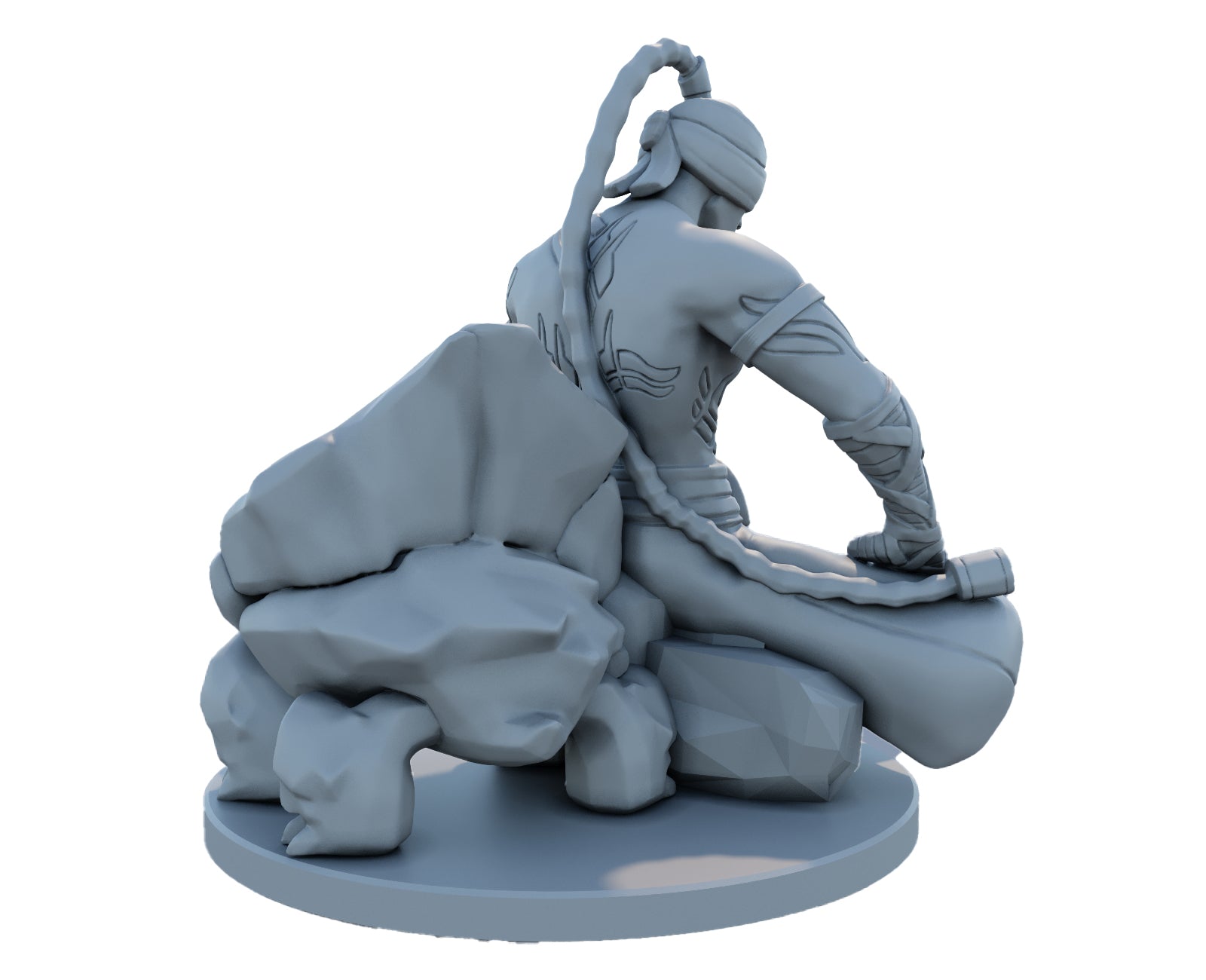 Lee Sin 3D Printed Figure