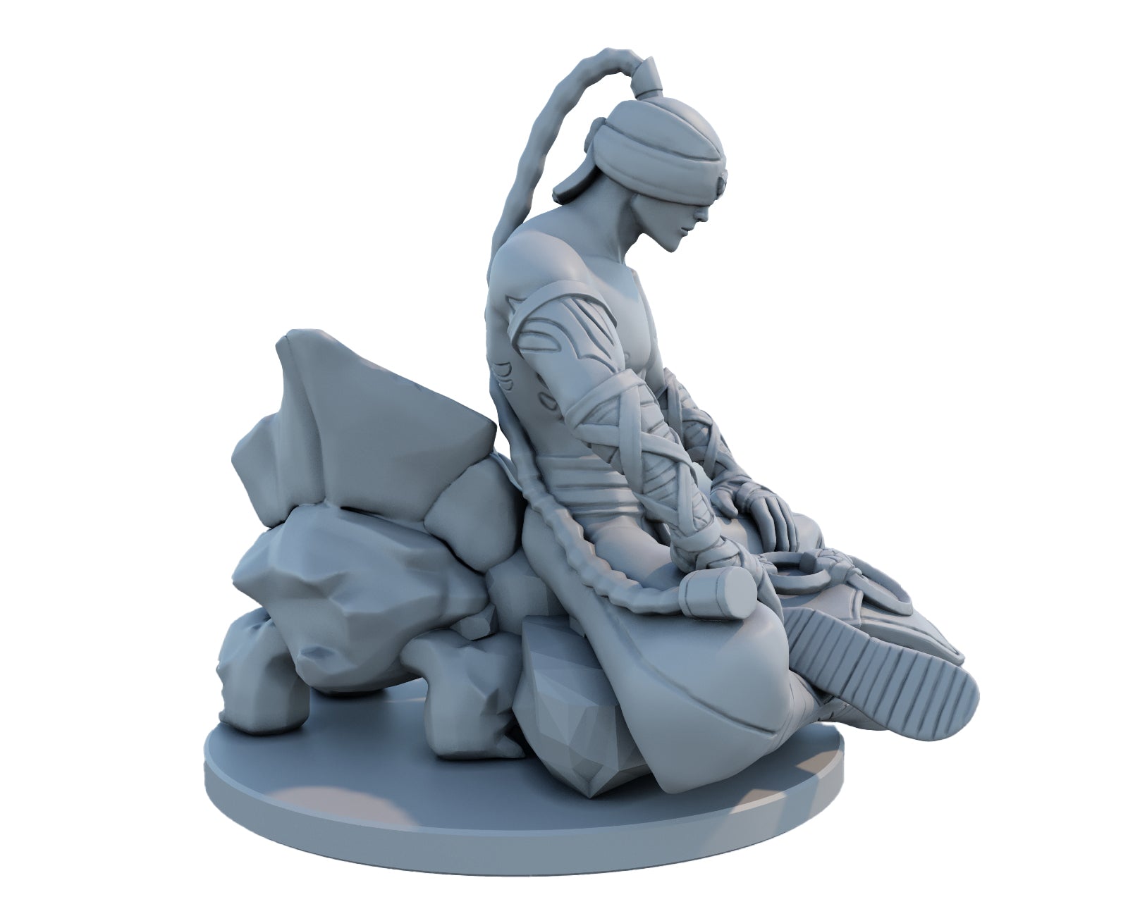 Lee Sin 3D Printed Figure