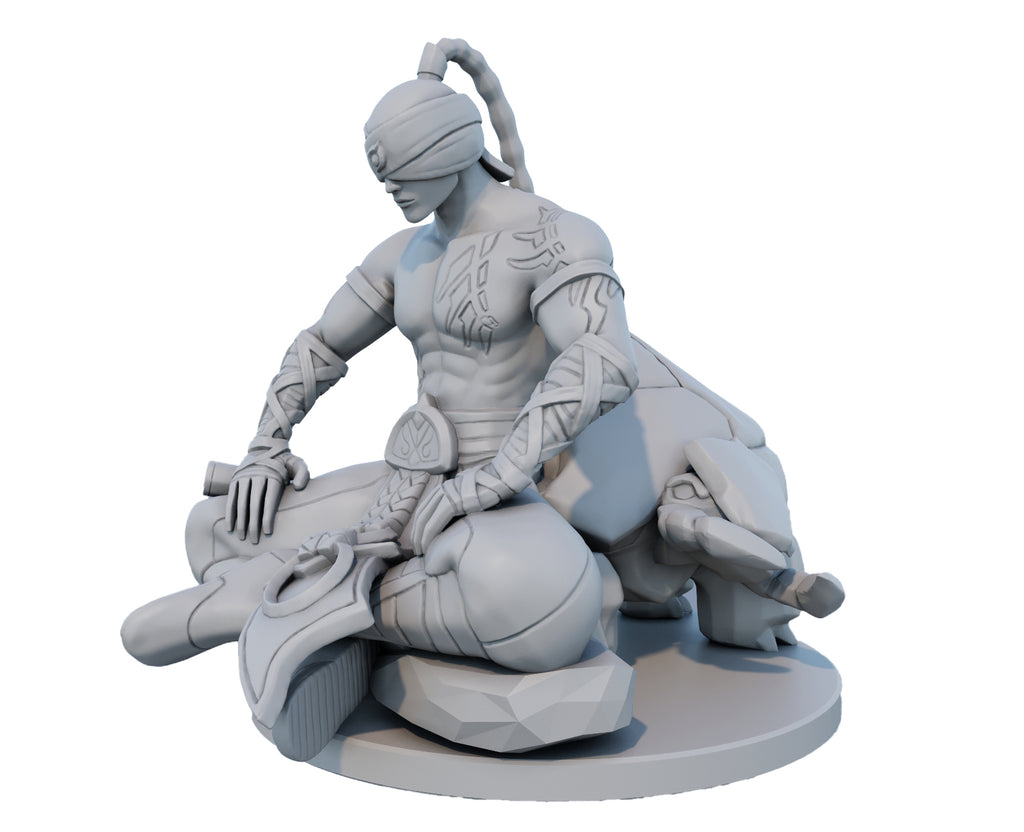 Lee Sin 3D Printed Figure