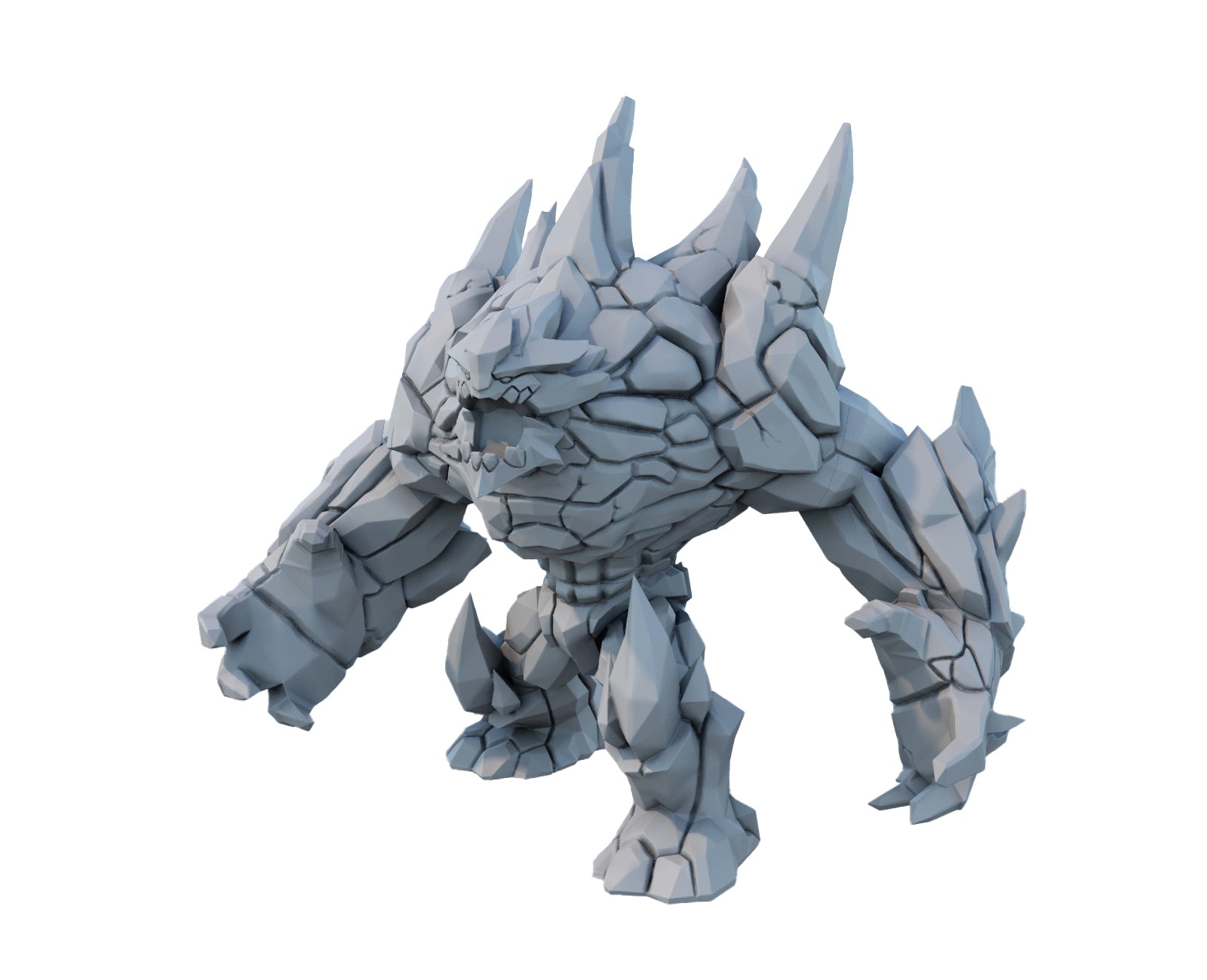Malphite 3D Printed Figure