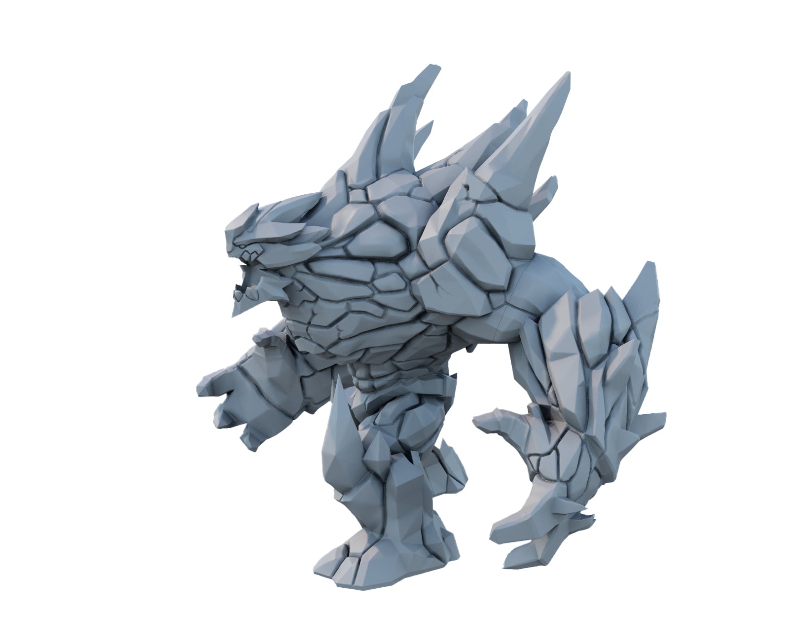 Malphite 3D Printed Figure
