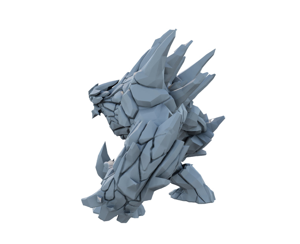 Malphite 3D Printed Figure