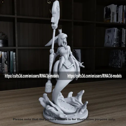 Urf the Nami-Tee 3D Printed Figure