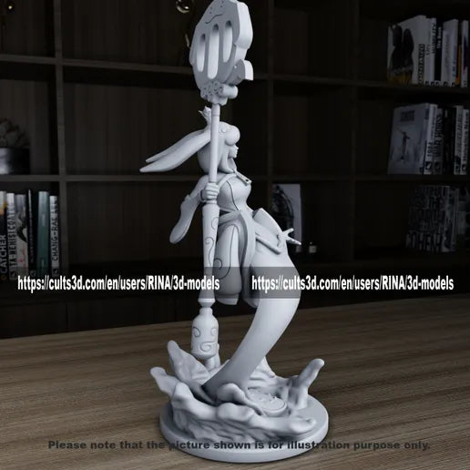 Urf the Nami-Tee 3D Printed Figure
