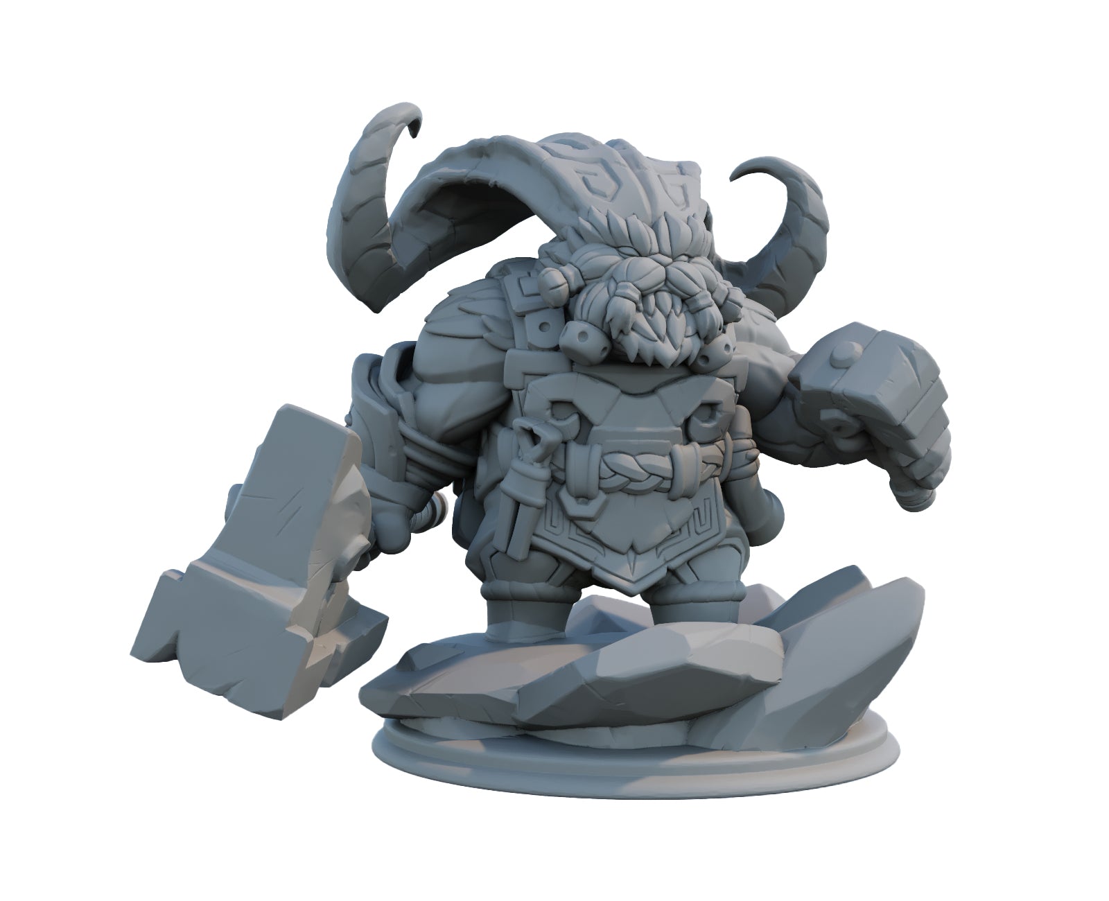 Ornn 3D Printed Figure