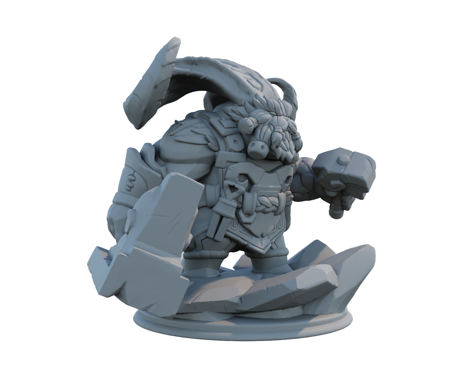 Ornn 3D Printed Figure