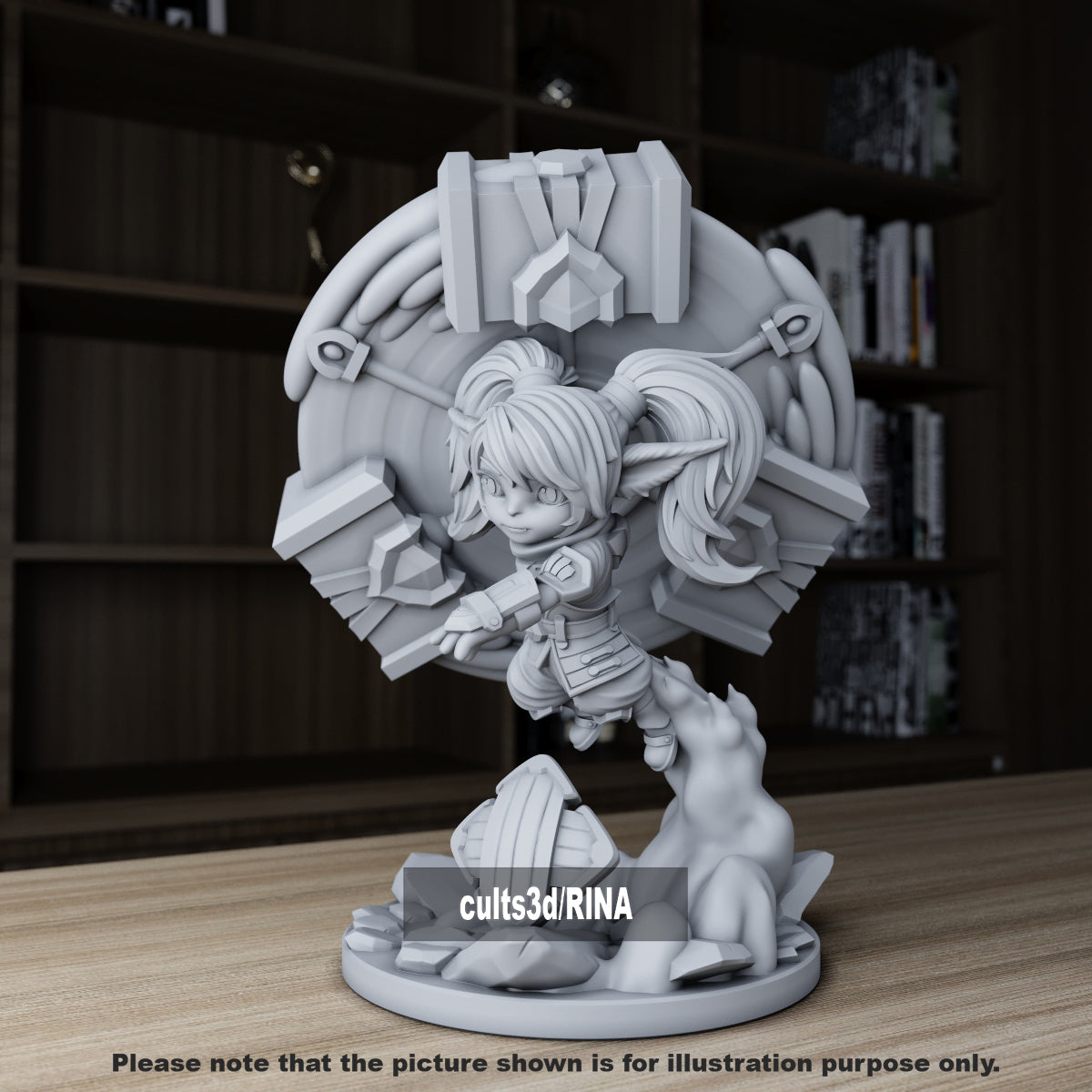 Poppy 3D Printed Figure