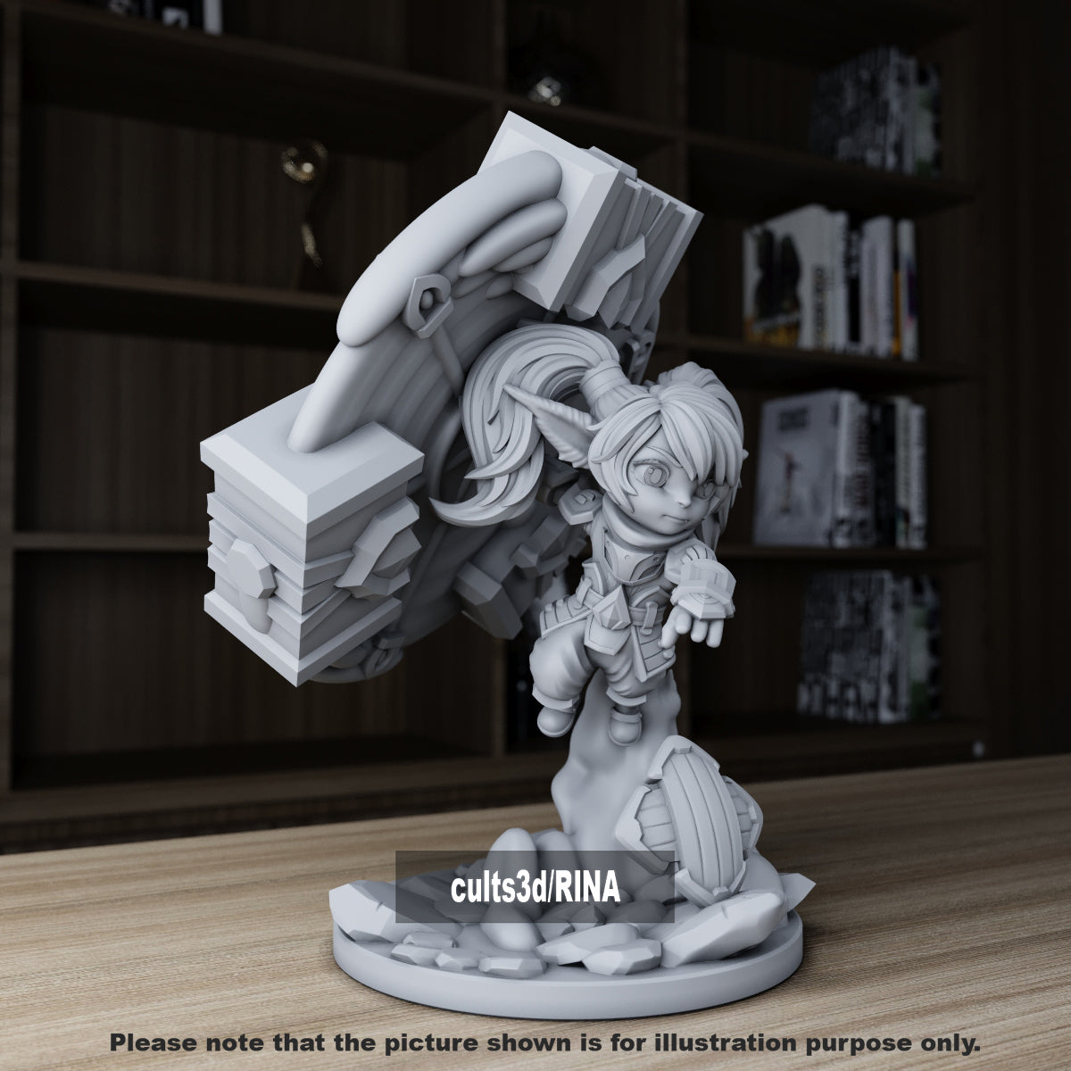 Poppy 3D Printed Figure