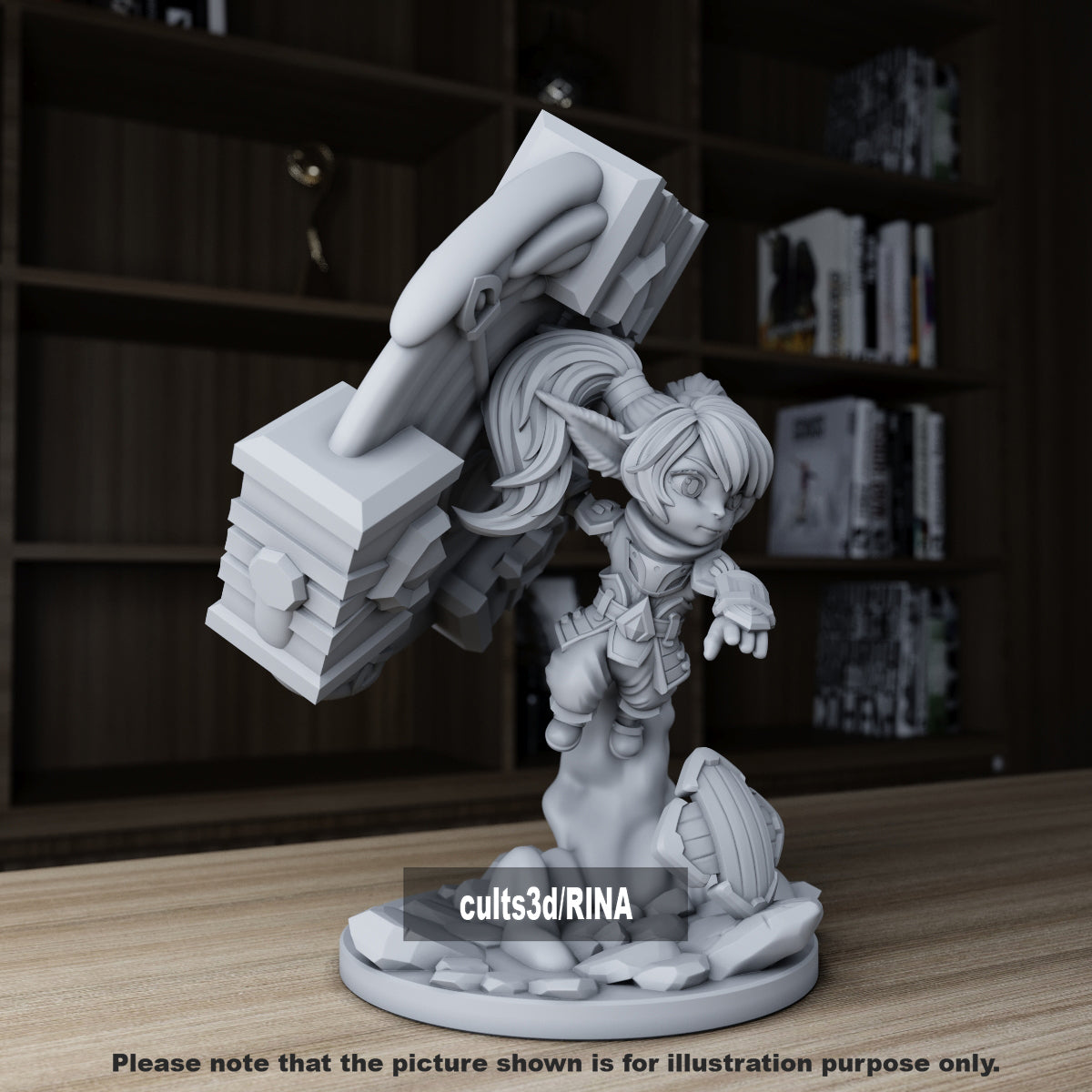 Poppy 3D Printed Figure