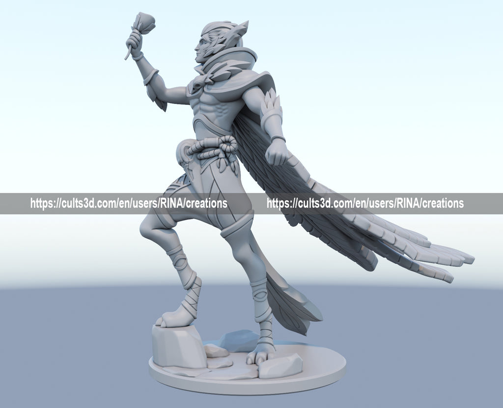Rakan 3D Printed Figure