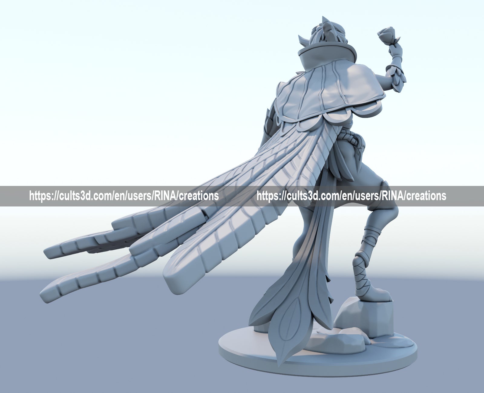 Rakan 3D Printed Figure