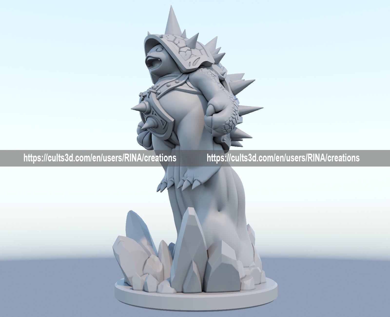 Rammus 3D Printed Figure
