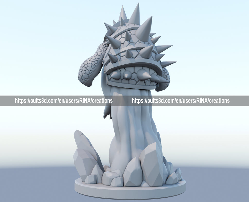Rammus 3D Printed Figure