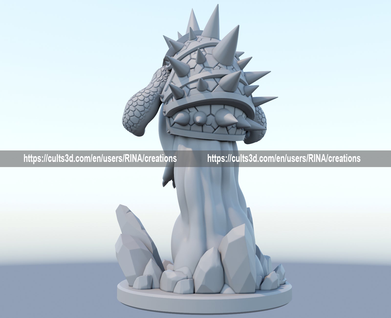 Rammus 3D Printed Figure