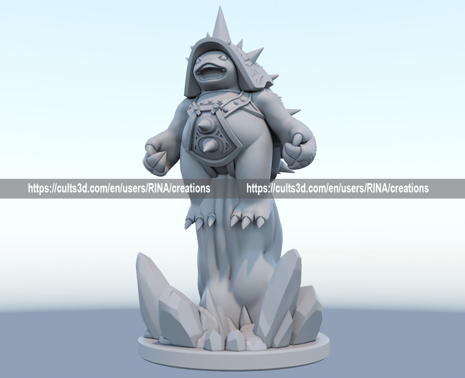 Rammus 3D Printed Figure