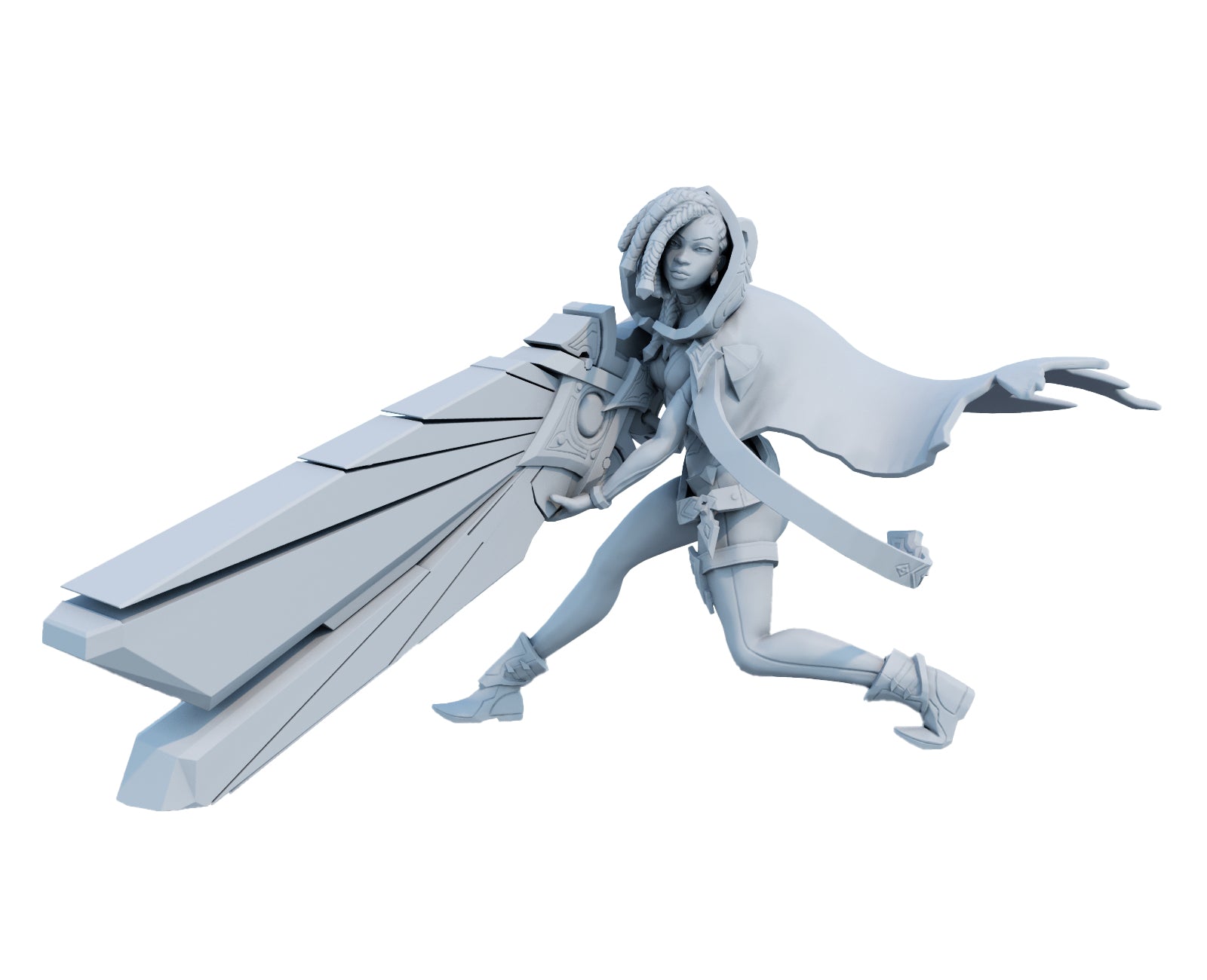 Senna 3D Printed Figure