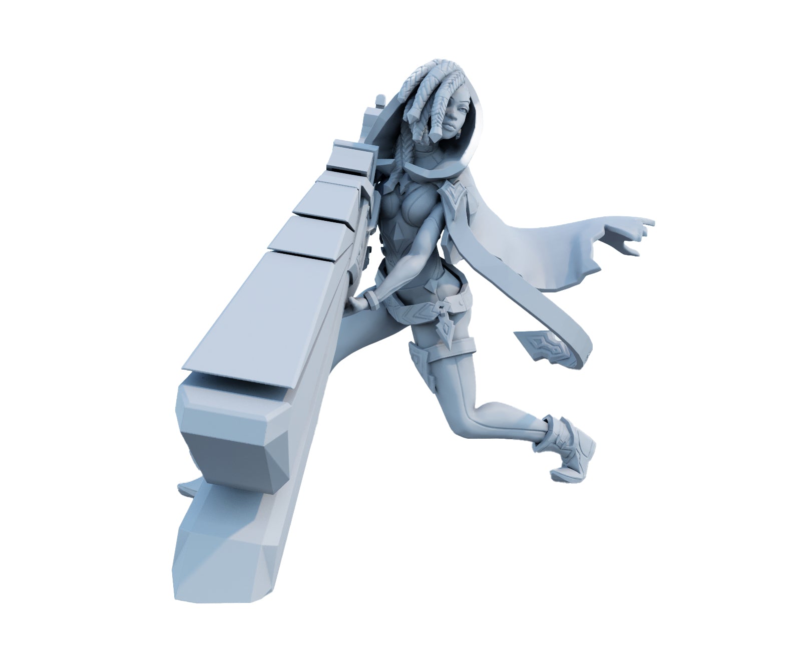 Senna 3D Printed Figure