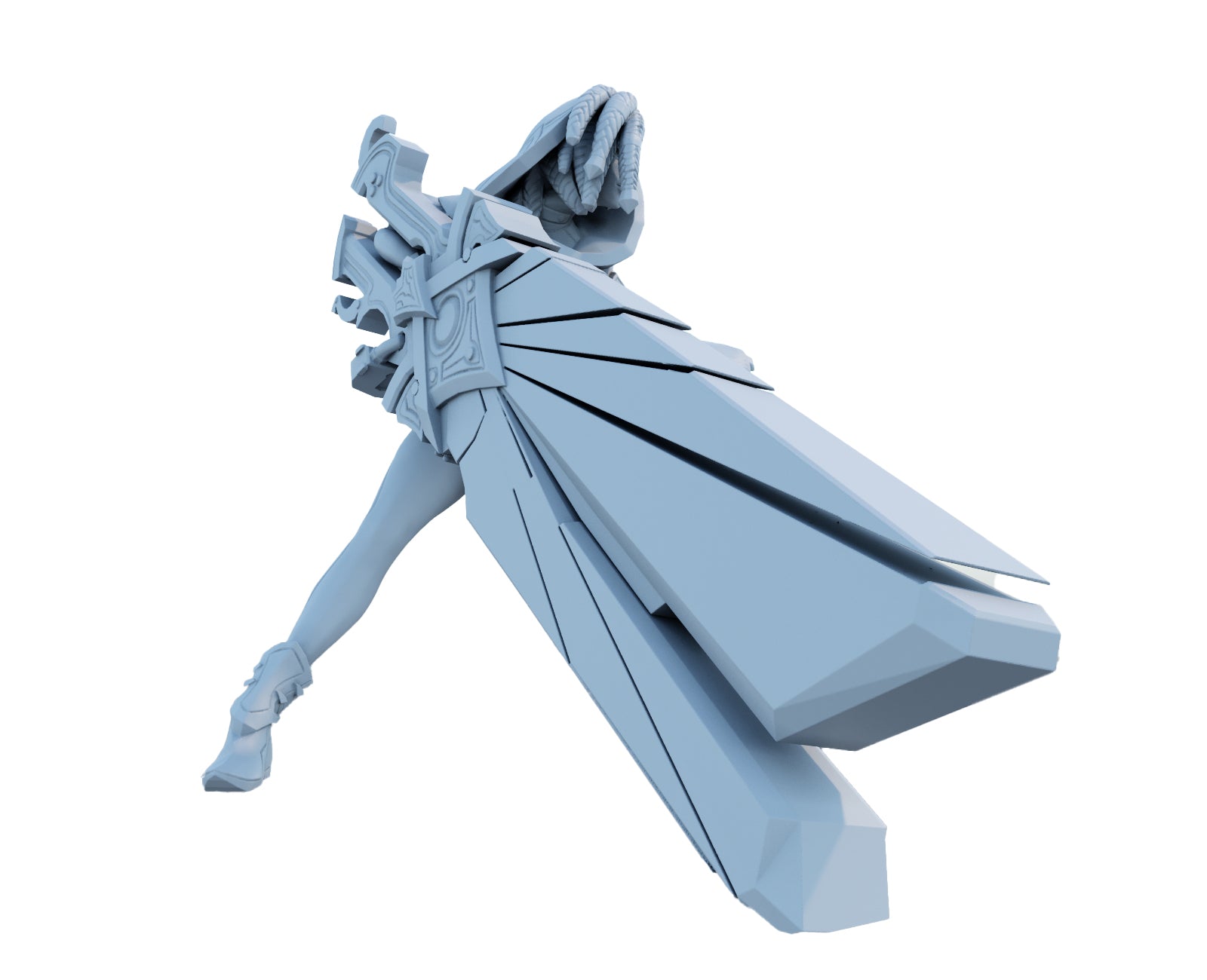 Senna 3D Printed Figure