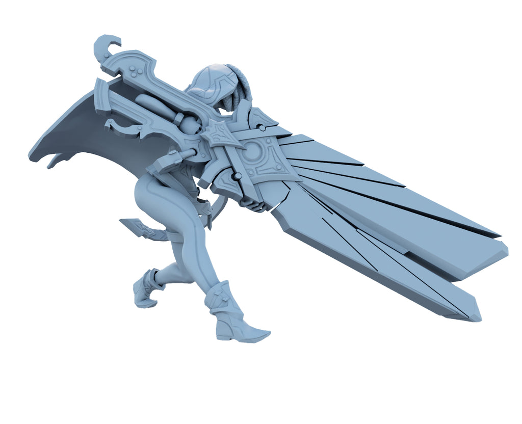 Senna 3D Printed Figure