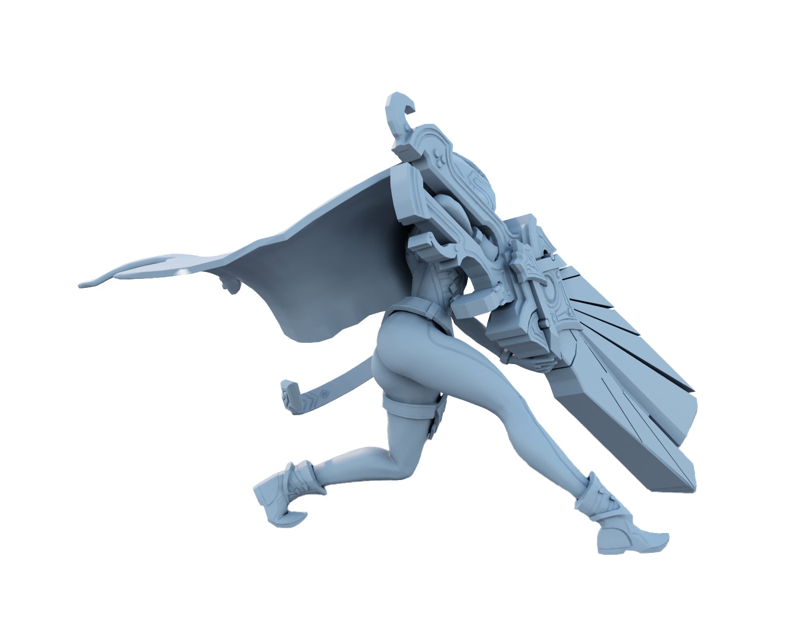 Senna 3D Printed Figure