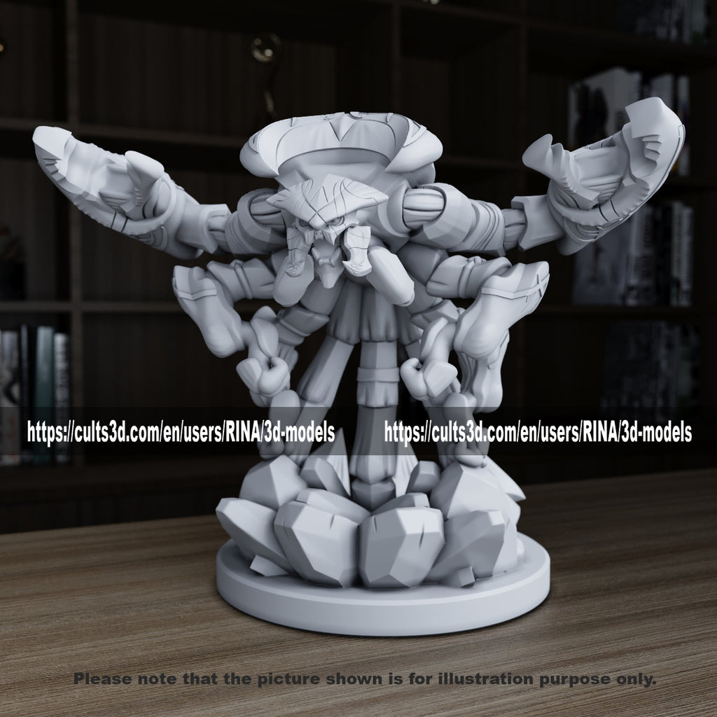 Skarner 3D Printed Figure