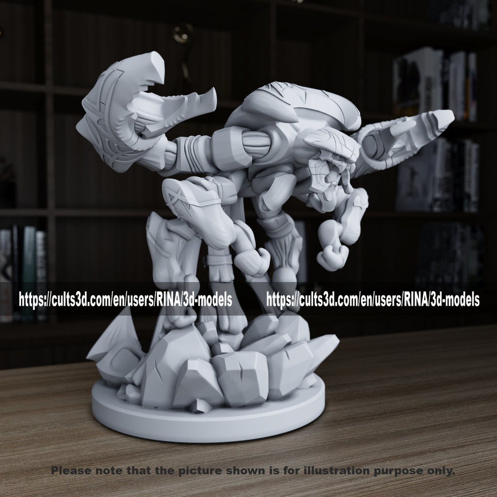 Skarner 3D Printed Figure