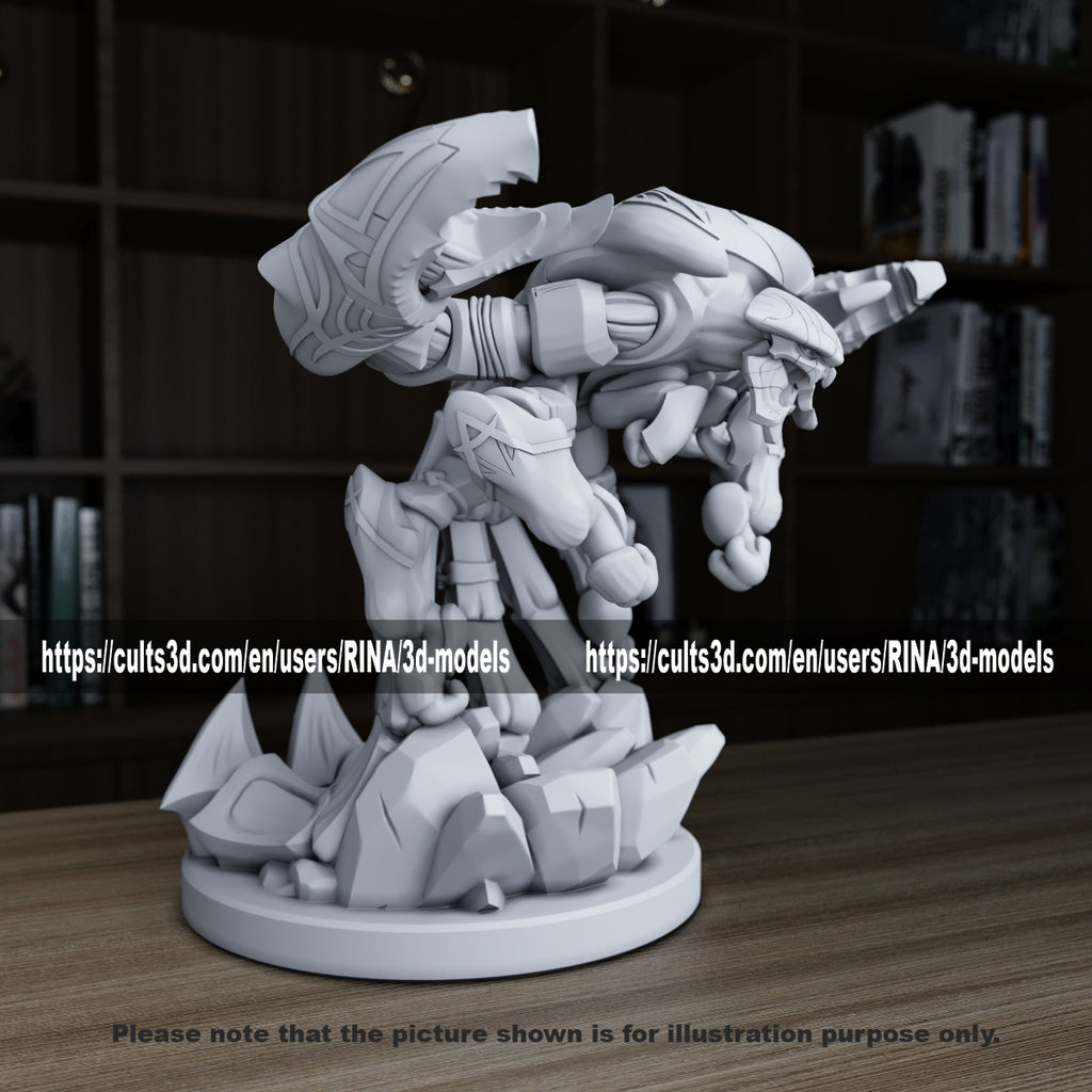 Skarner 3D Printed Figure