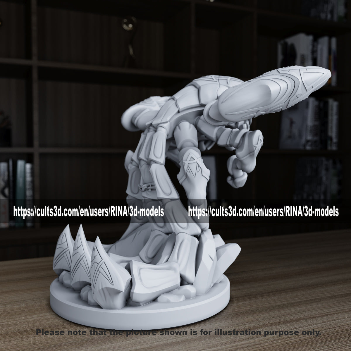 Skarner 3D Printed Figure